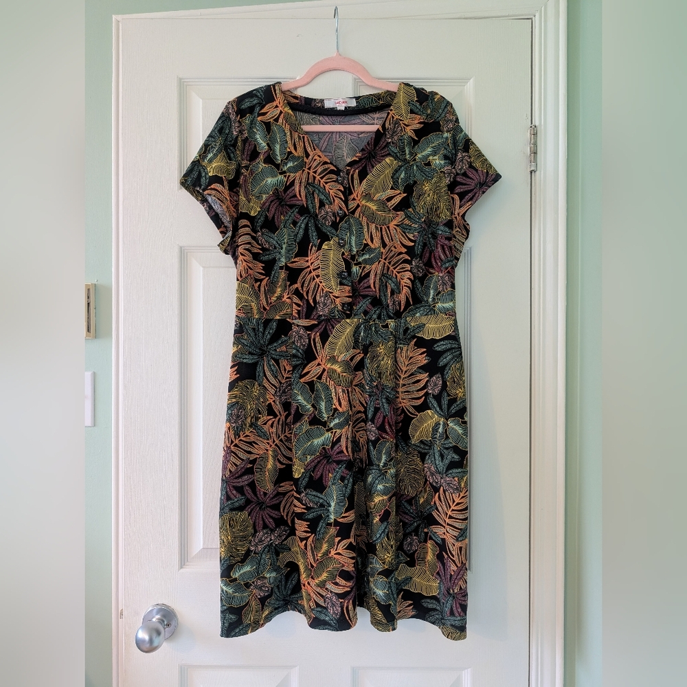 Tropical Print Women's Dress